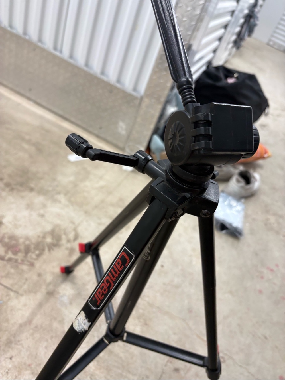 Camgear Camera Tripod w/ Pan/Tilt Head, Adjustable Legs, Rubber Foot